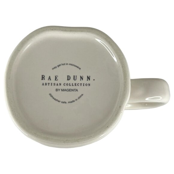 Rae Dunn Bunny Rabbit Hop Ceramic Mug 14 Oz Artisian Collection By Magenta - Picture 7 of 7